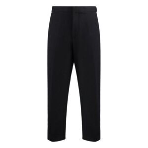 JIL SANDER Wool Blend Cropped Trousers Men BLACK Pants